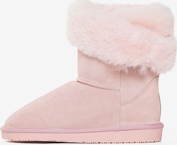 Gooce Snowboots 'Beverly' in Roze: voorkant