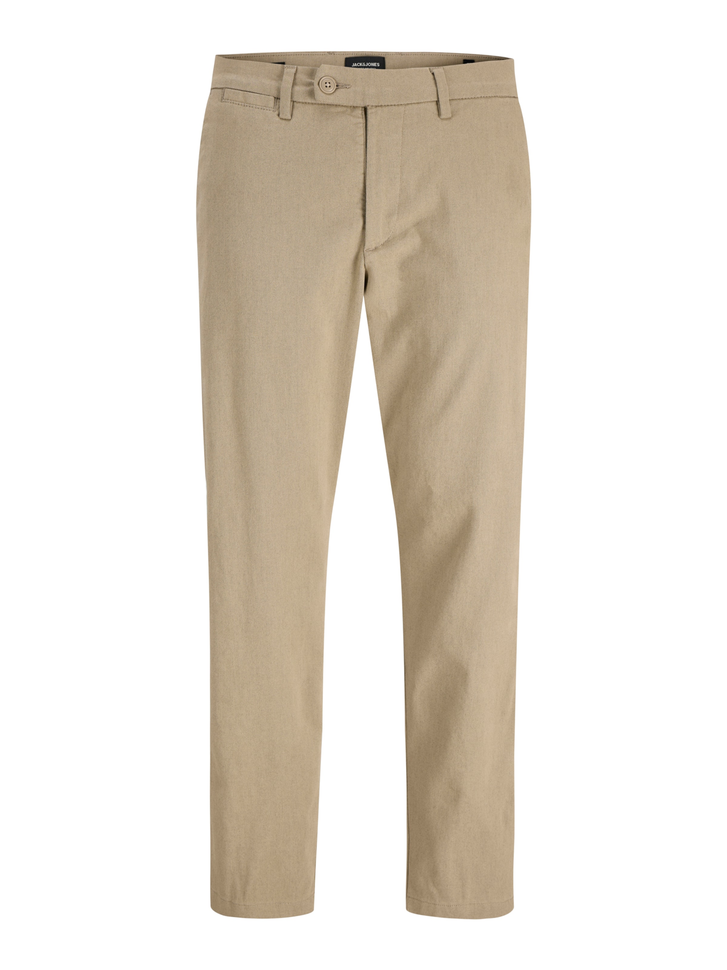 JACK & JONES Avar lõige Chino-püksid 'JPSTKANE HANK', värv beež: eest vaates