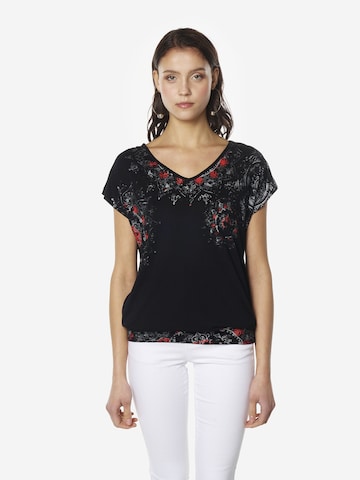 KOROSHI Тениска в черно: отпред