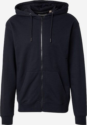 BLEND Sweat jacket 'BHBRODY' in Black: front