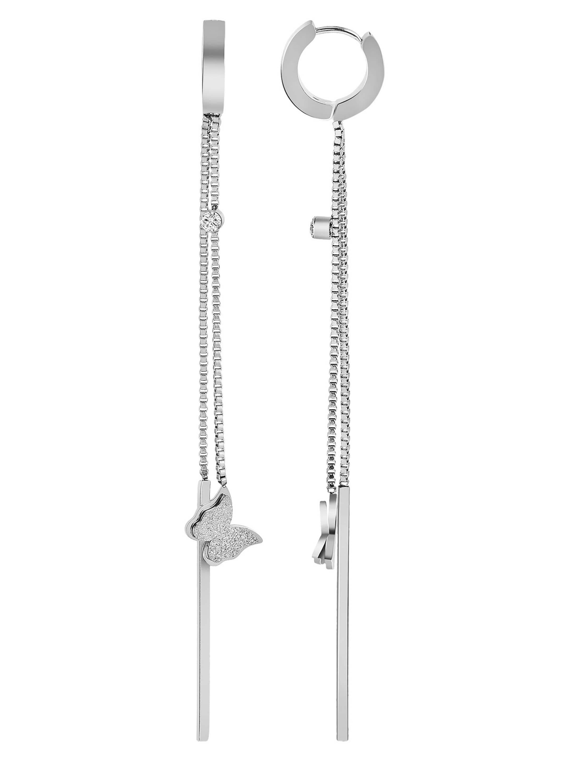 Akzent Earrings 'Elise, langlebig' in Silver