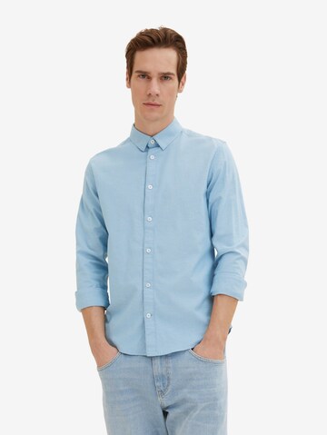 TOM TAILOR Regular Fit Hemd in Blau