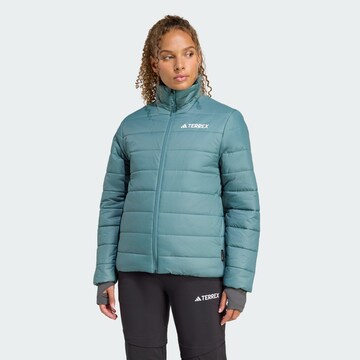 ADIDAS TERREX Outdoorjacke 'Multi Essentials' in Grün: Vorderseite