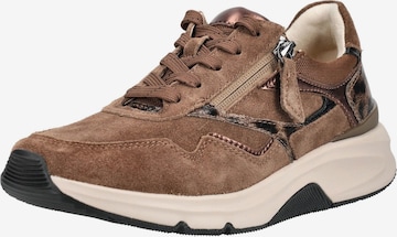 Sneaker bassa di Rollingsoft in marrone: frontale