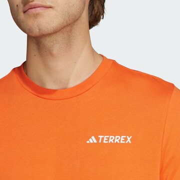 T-Shirt fonctionnel ADIDAS TERREX en orange