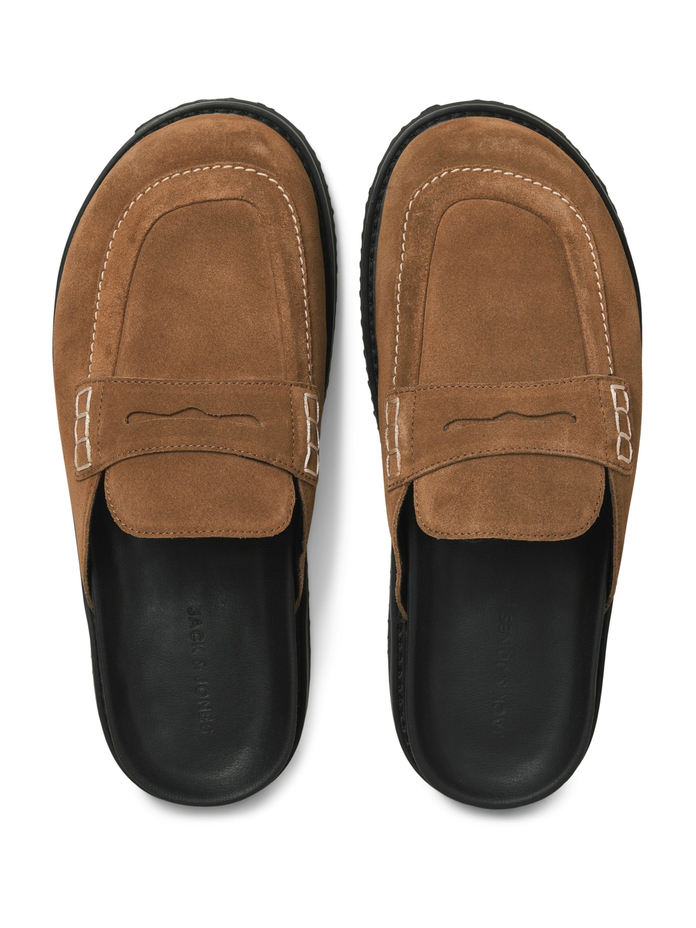 JACK & JONES - Sapato aberto 'JFWTAMWORTH' em castanho