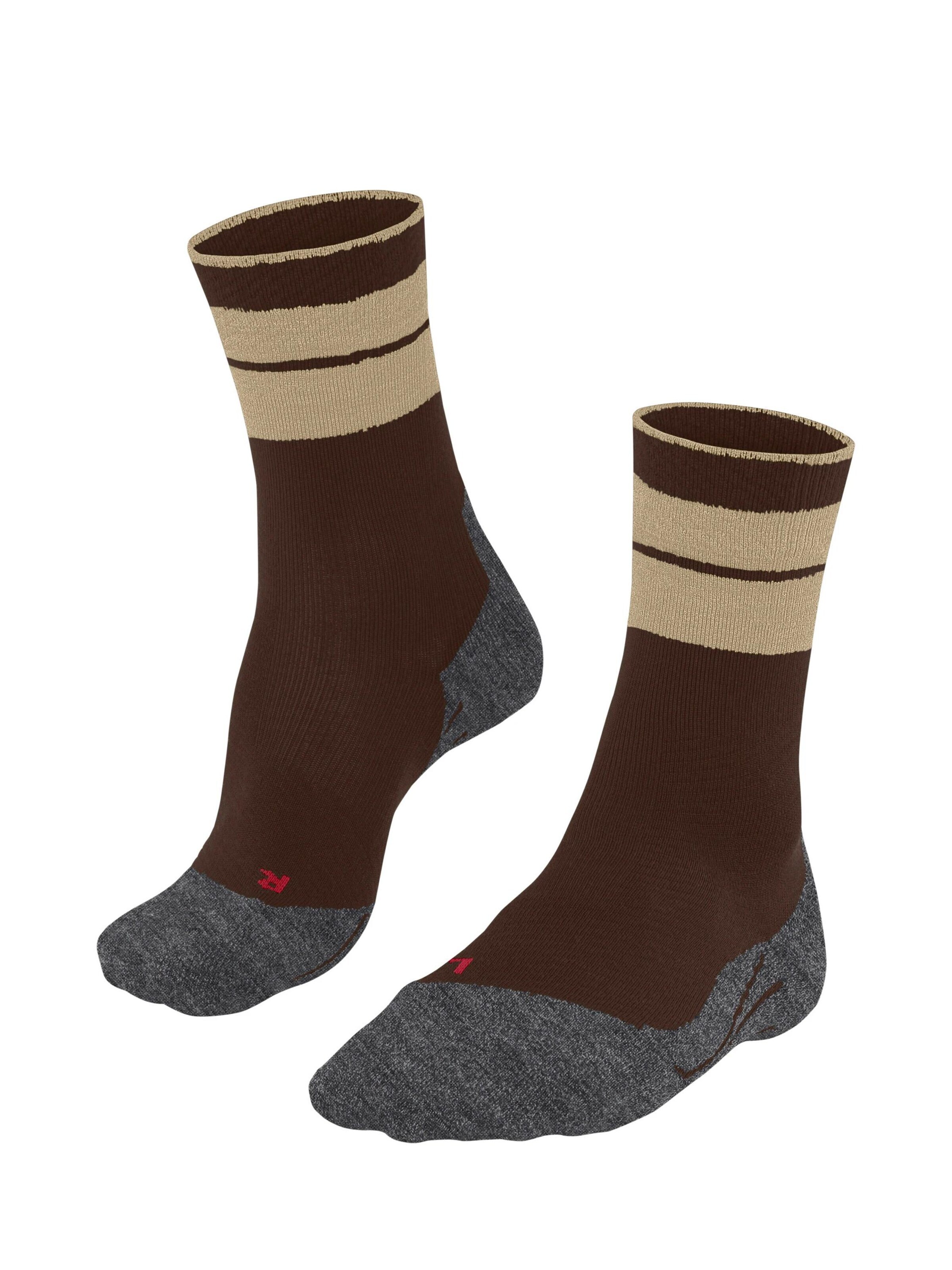 FALKE Sportsocken 'TK Compression Stabilizing'‌‌‌‌ in Braun: Vorderseite