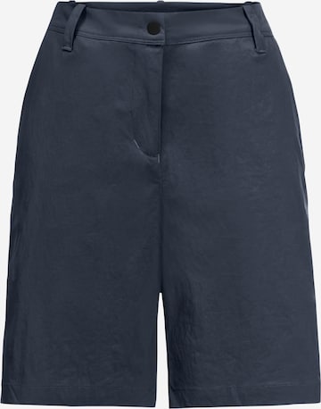 JACK WOLFSKIN Regularen Športne hlače 'DESERT' | modra barva: sprednja stran