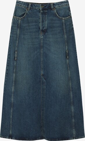 Pull&Bear Skirt in Blue: front