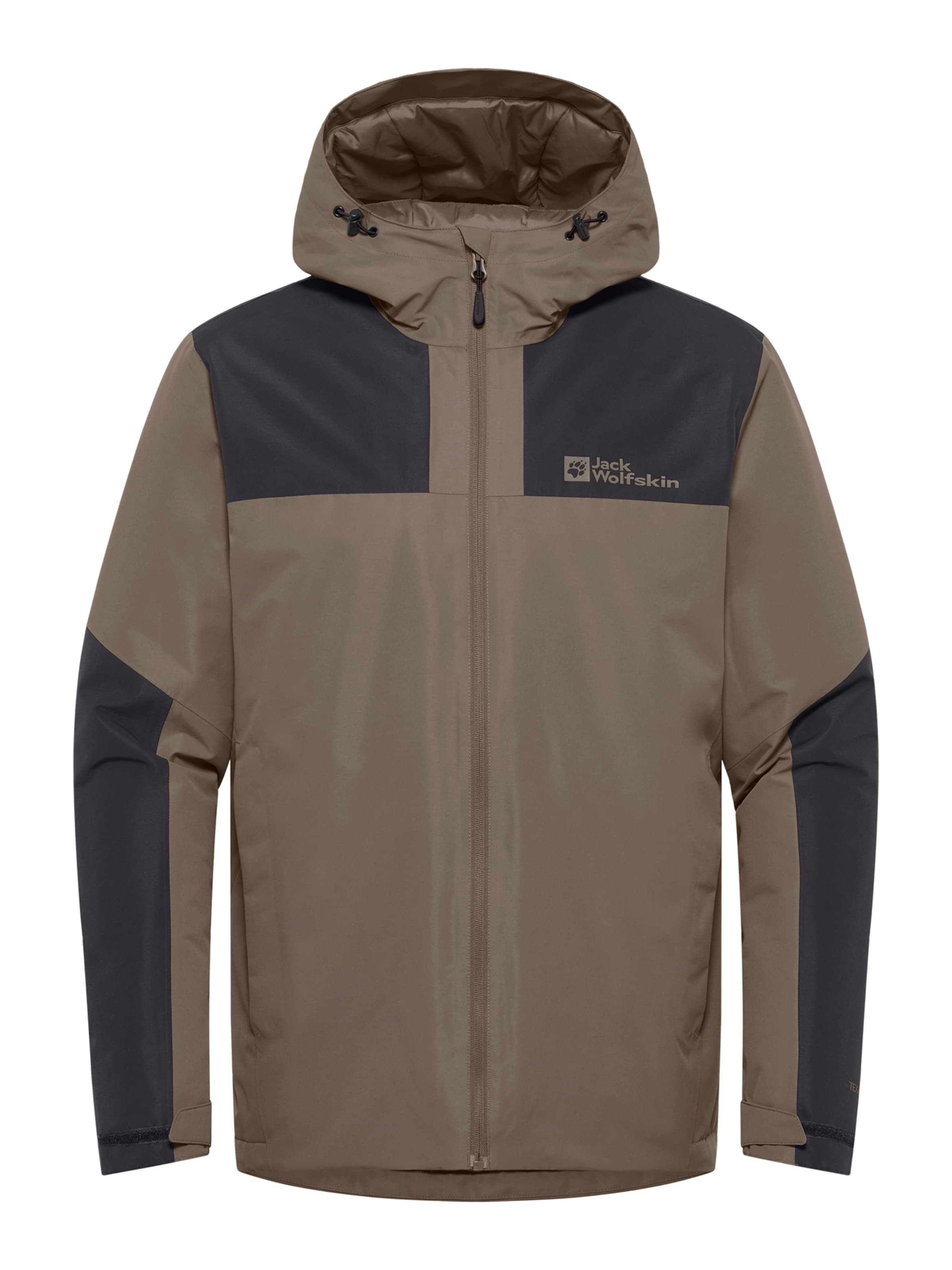 JACK WOLFSKIN Outdoor jacket 'Jasper' in Brown: front