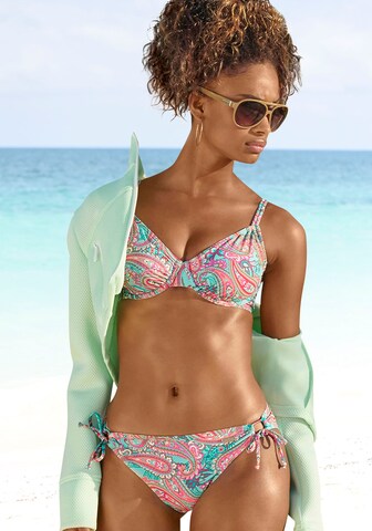 VENICE BEACH Balconette Bikinitop in Blau: predná strana