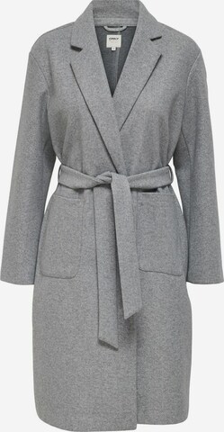 Only Petite Between-Seasons Coat in Grey: front