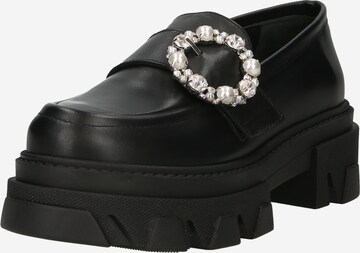 Alohas Classic Flats 'Trailblazer' in Black: front