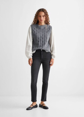 MANGO TEEN Skinny Jeans in Schwarz