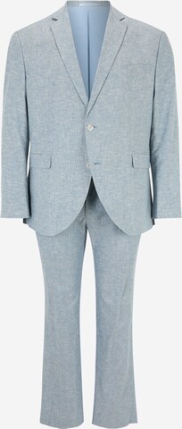 Jack & Jones Plus Slimfit Anzug 'RIVIERA' in Blau: predná strana