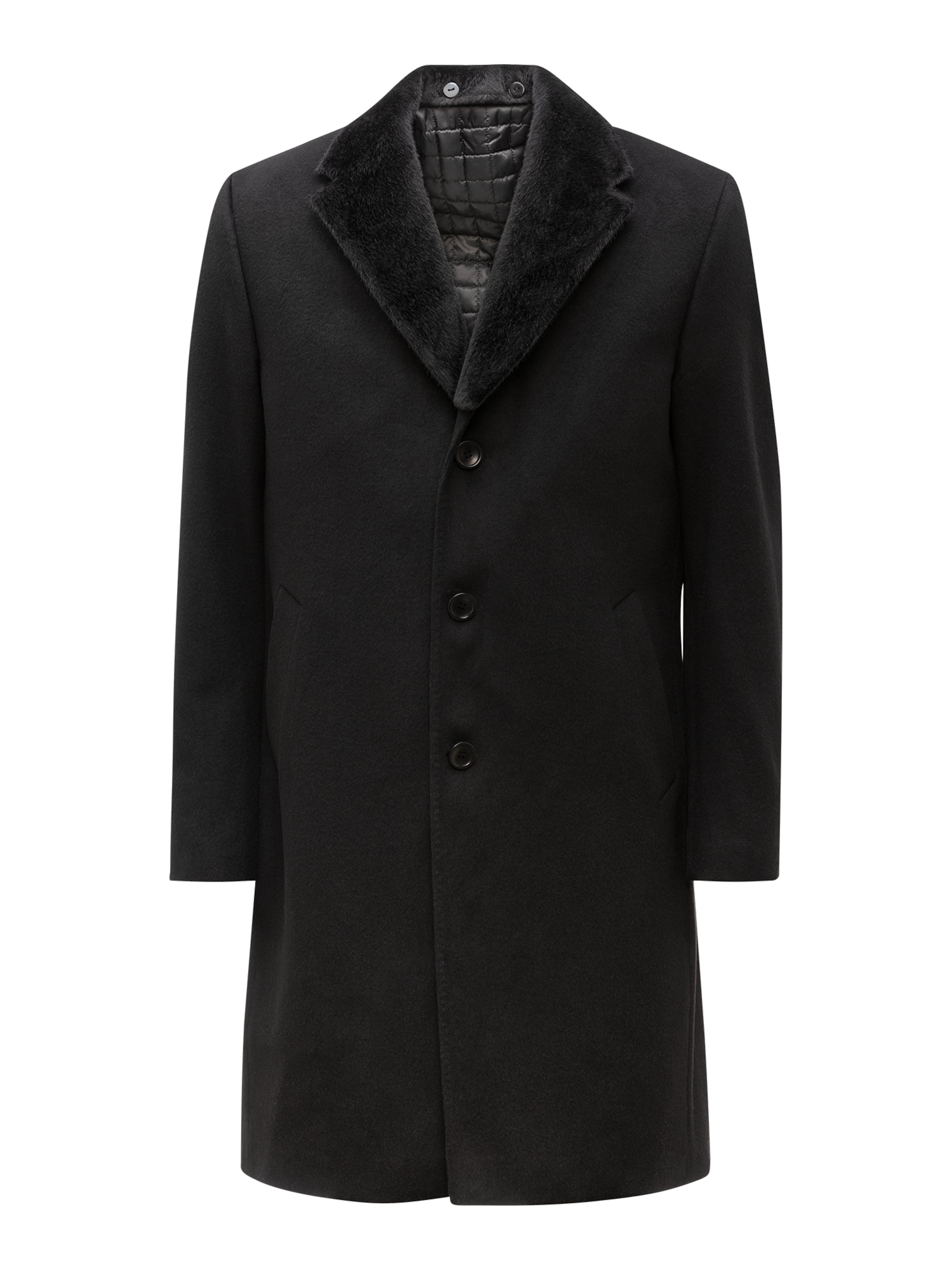 Cappotto di mezza stagione 'Raffaele' di RICANO in nero: frontale