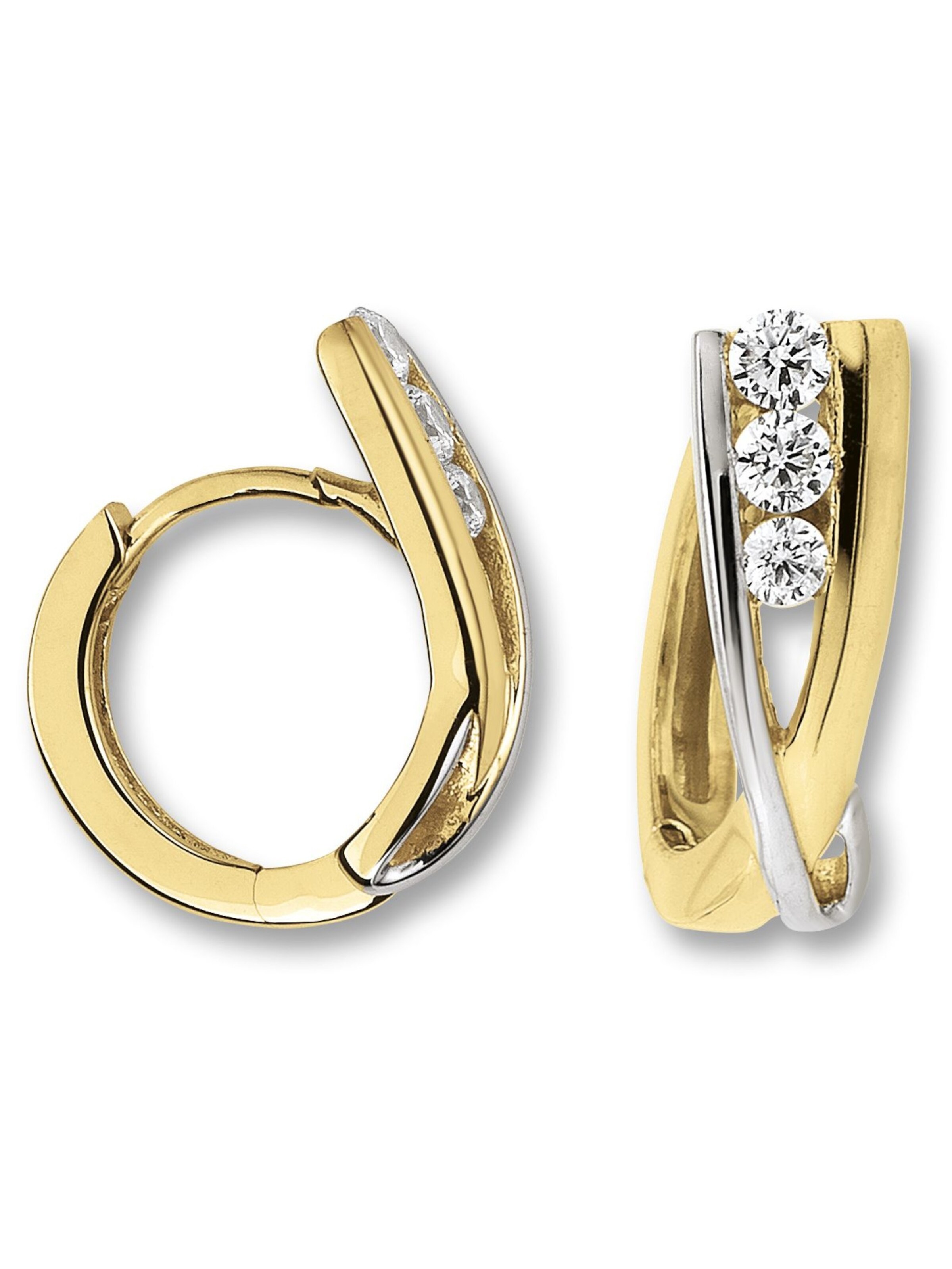 ONE ELEMENT Earrings in Gold: front