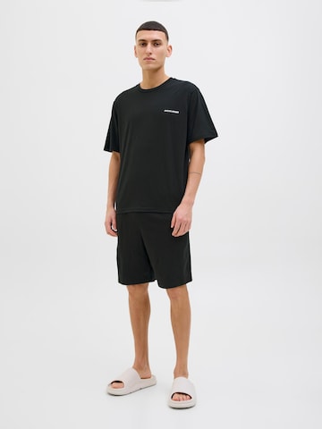 JACK & JONES Krátke pyžamo 'JACEVEREST' - Čierna