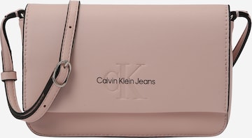 Calvin Klein Jeans Τσάντα ώμου σε ροζ: μπροστά