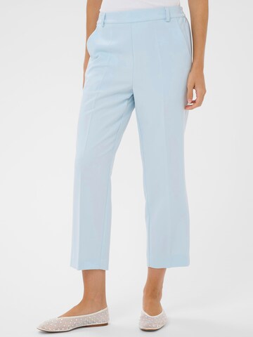 KaffeLoosefit Hlače na crtu 'KASakura' - plava boja: prednji dio