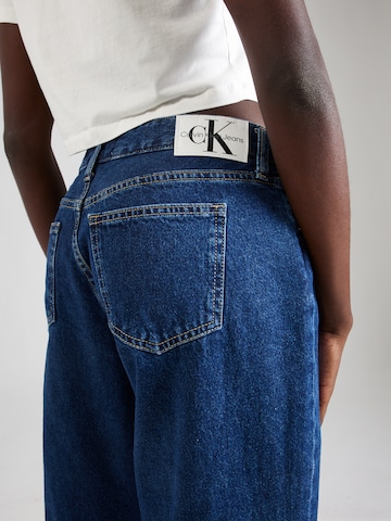 Calvin Klein Jeans Ohlapna forma Kavbojke 'EXTREME LOW RISE BAGGY' | modra barva