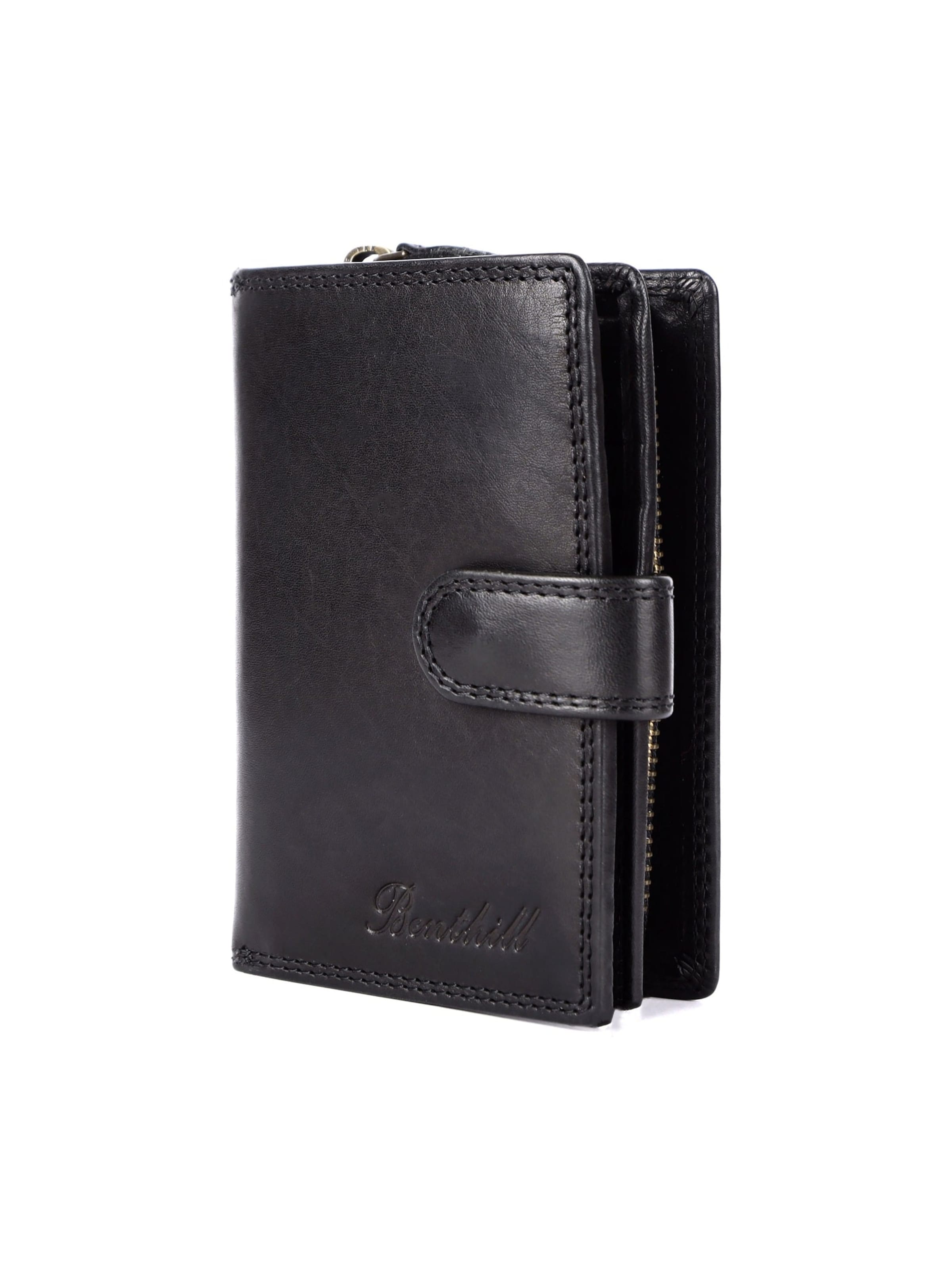 Benthill Portemonnaie‌‌‌‌‌ in Schwarz: Vorderseite