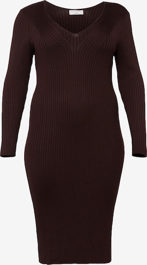 Guido Maria Kretschmer Curvy Knitted dress 'Sheila' in Brown, Item view