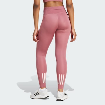ADIDAS PERFORMANCE Skinny Sportbroek 'Own the Run' in Rood
