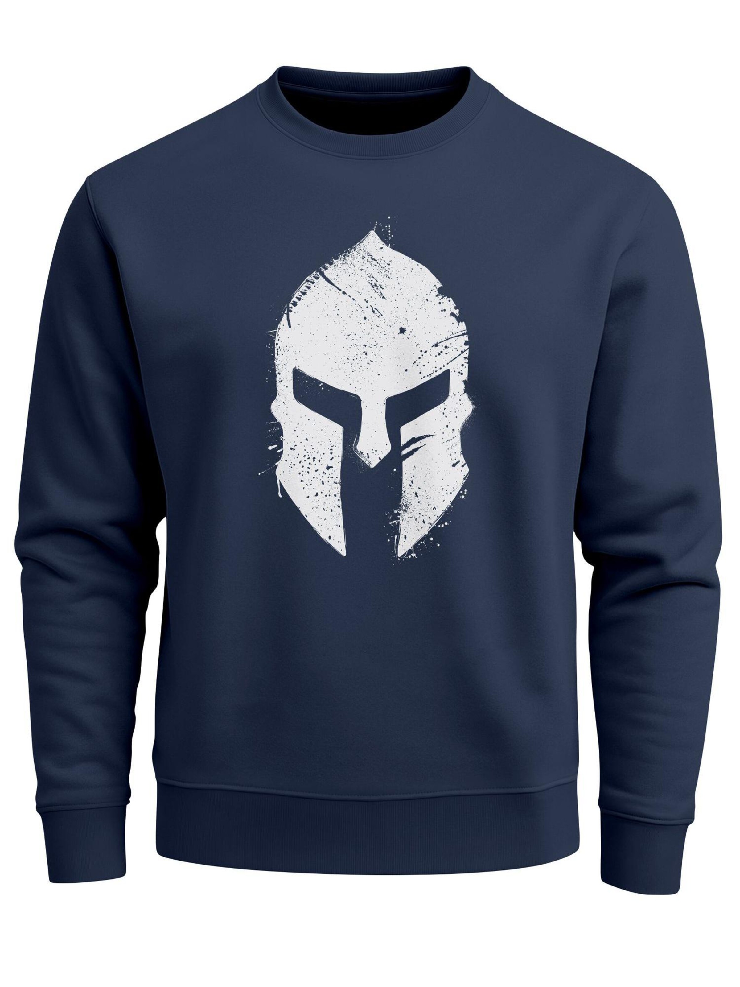 Neverless Sweatshirt 'Sparta 2'‌‌‌‌ in Blau: Vorderseite