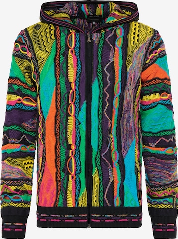 Carlo Colucci Knit Cardigan ' Conzem ' in Mixed colors: front