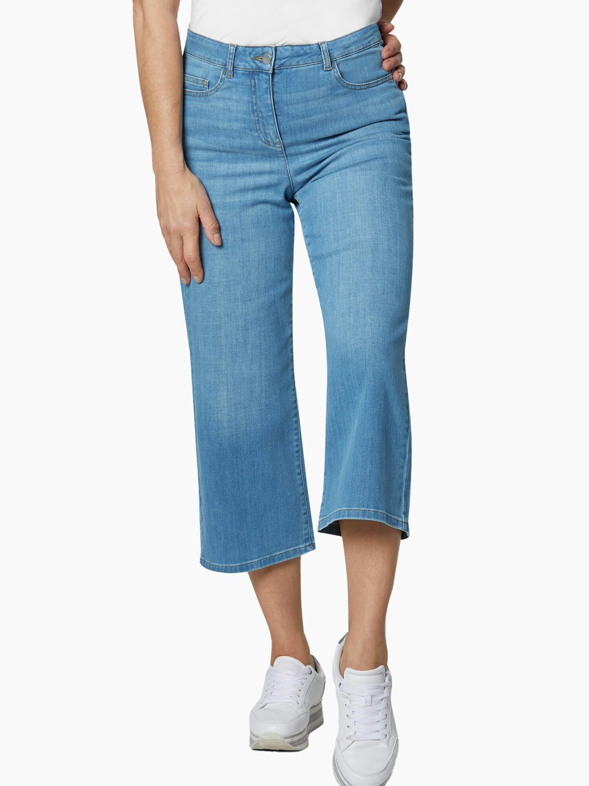 Loosefit Jean Goldner en bleu : devant