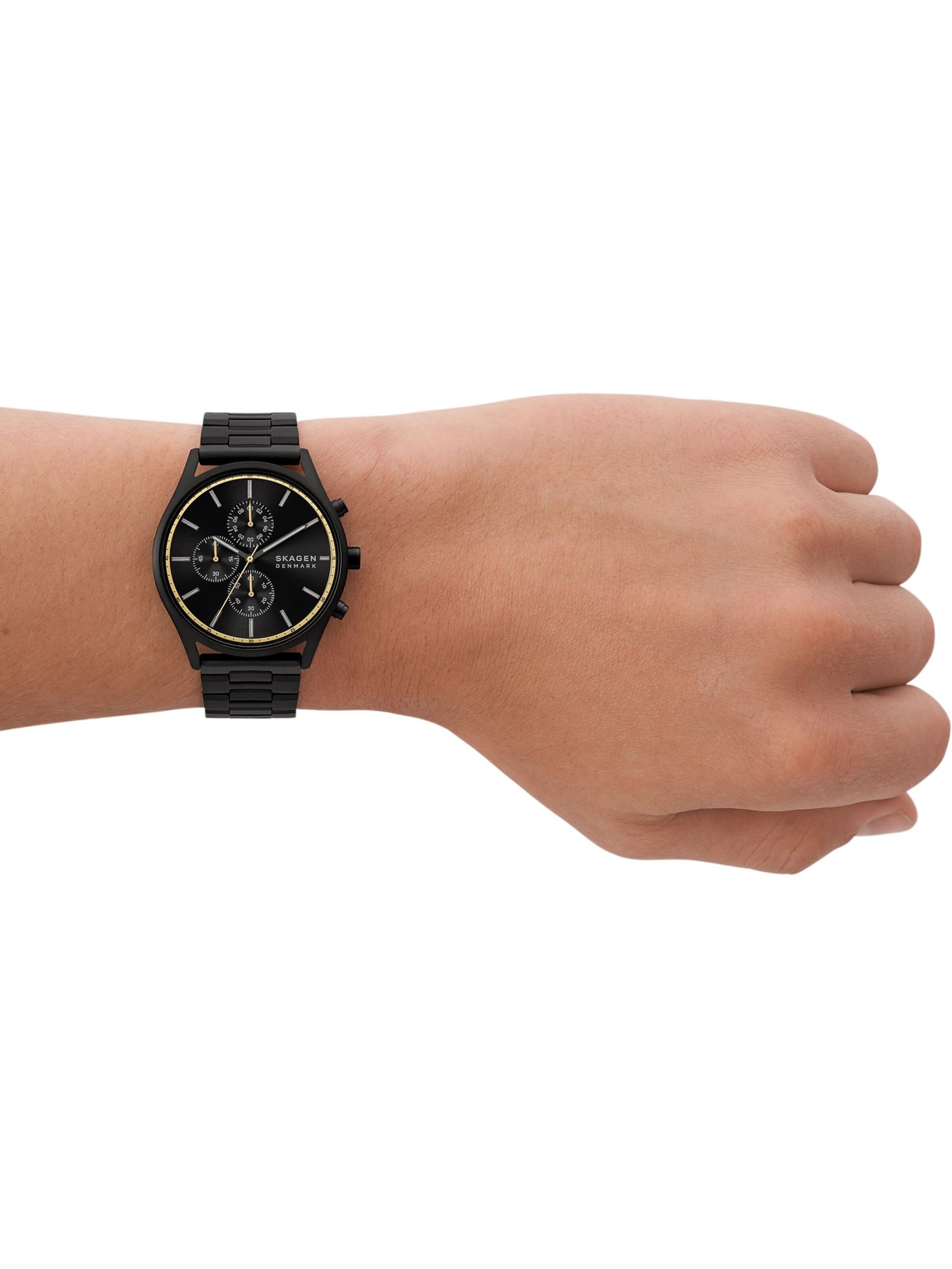 SKAGEN Uhr in Schwarz: Vorderseite