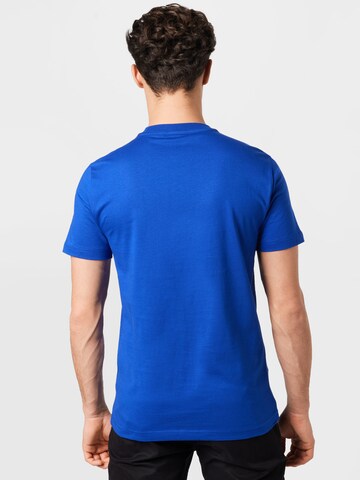 Calvin Klein Rovný strih Tričko - Modrá