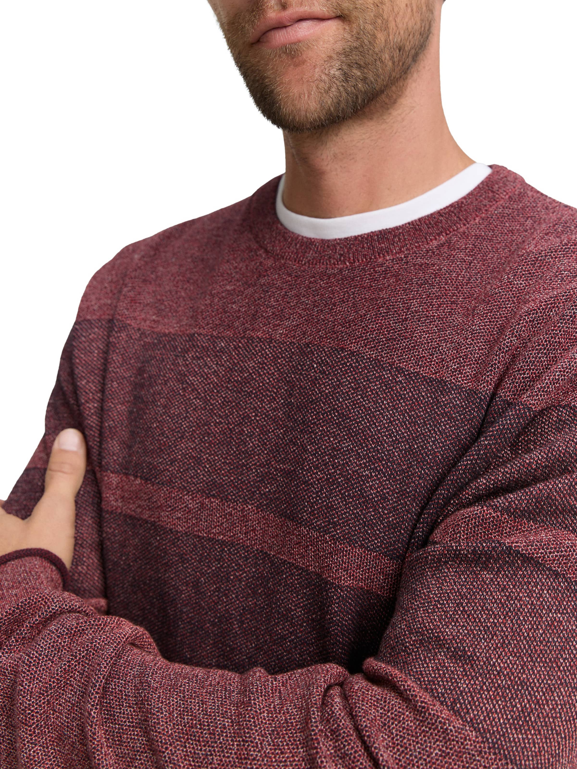 TOM TAILOR Sweater in Red