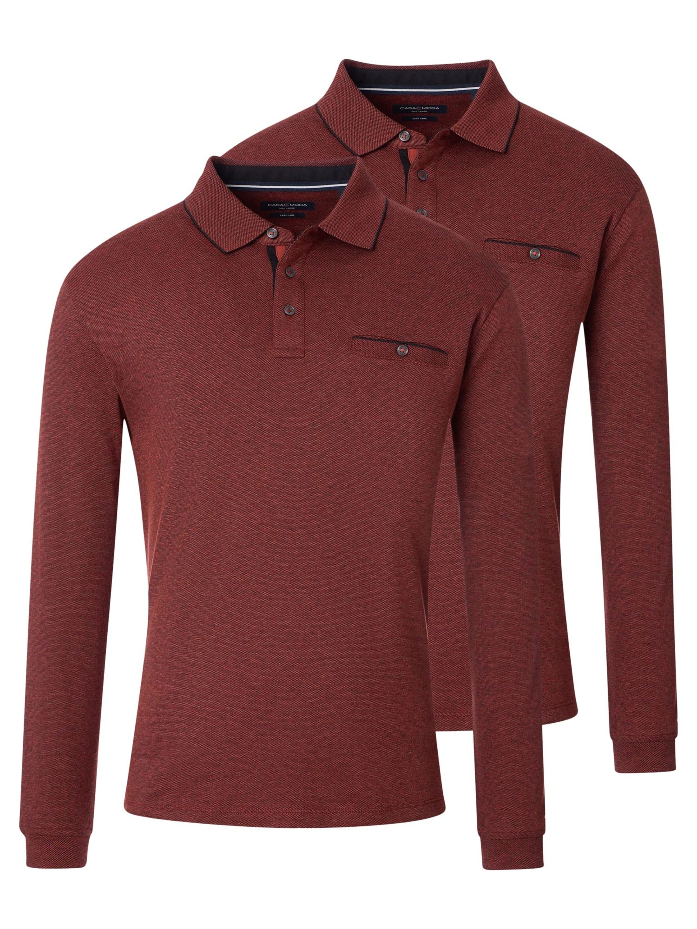 CASAMODA Shirt 'Basic'‌‌‌‌‌‌‌ in Rot: Vorderseite