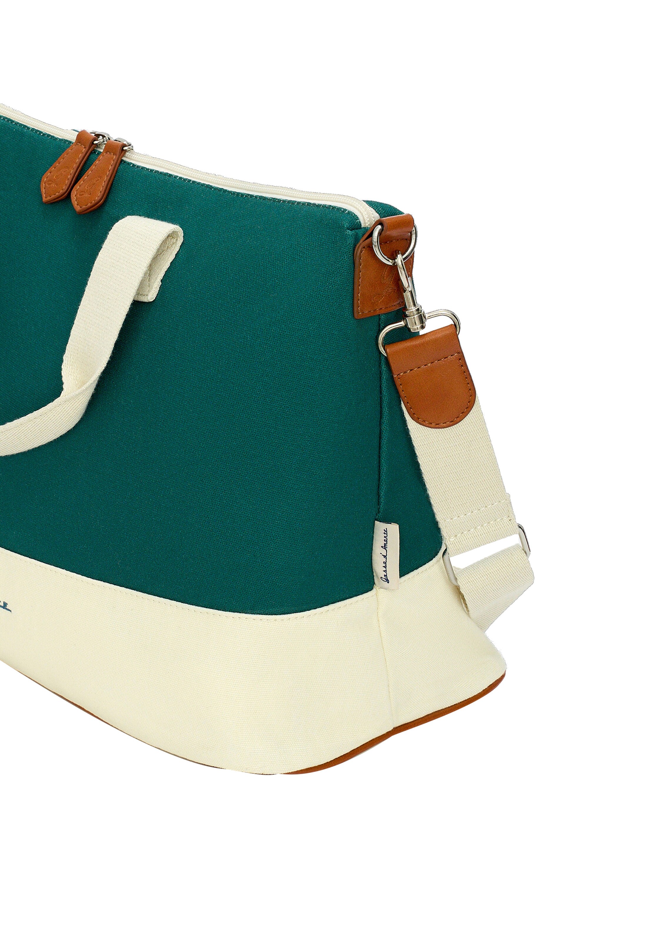 Gassa d'Amante Handtas 'Forte dei Marmi' in Groen