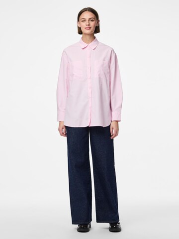 Chemisier 'MELIA ' PIECES en rose
