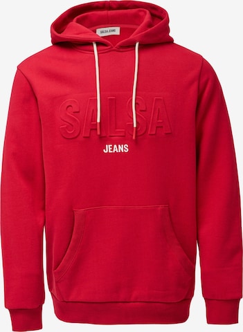 Sweat-shirt Salsa Jeans en rouge : devant