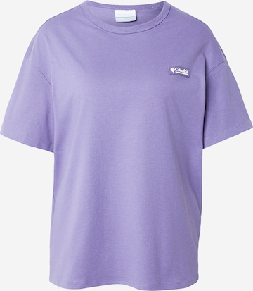 COLUMBIA Toiminnallinen paita 'CSC' värissä lila: etupuoli