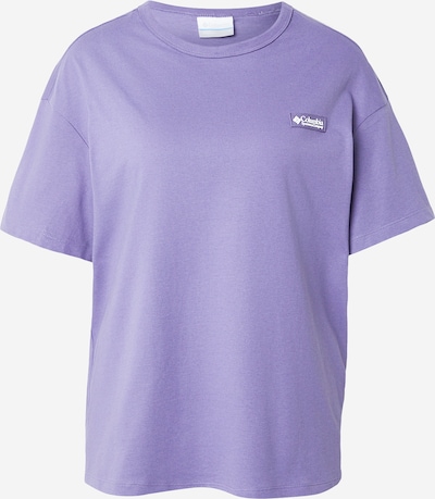 COLUMBIA Tehnička sportska majica 'CSC' u svijetlosiva / ljubičasta / tamno ljubičasta / bijela, Pregled proizvoda