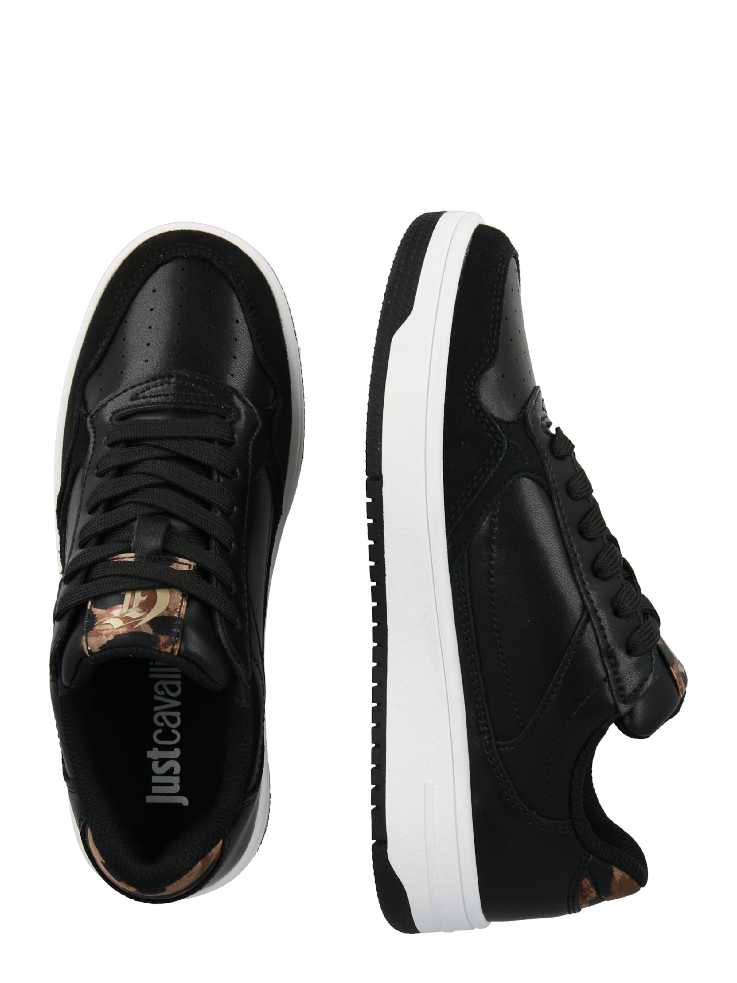 Just Cavalli Platform trainers 'FONDO AZULA  DIS.05' in Black