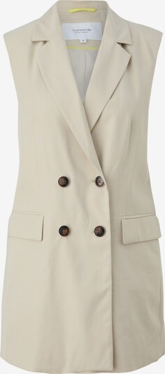 comma casual identity Gilet en beige clair, Vue avec produit