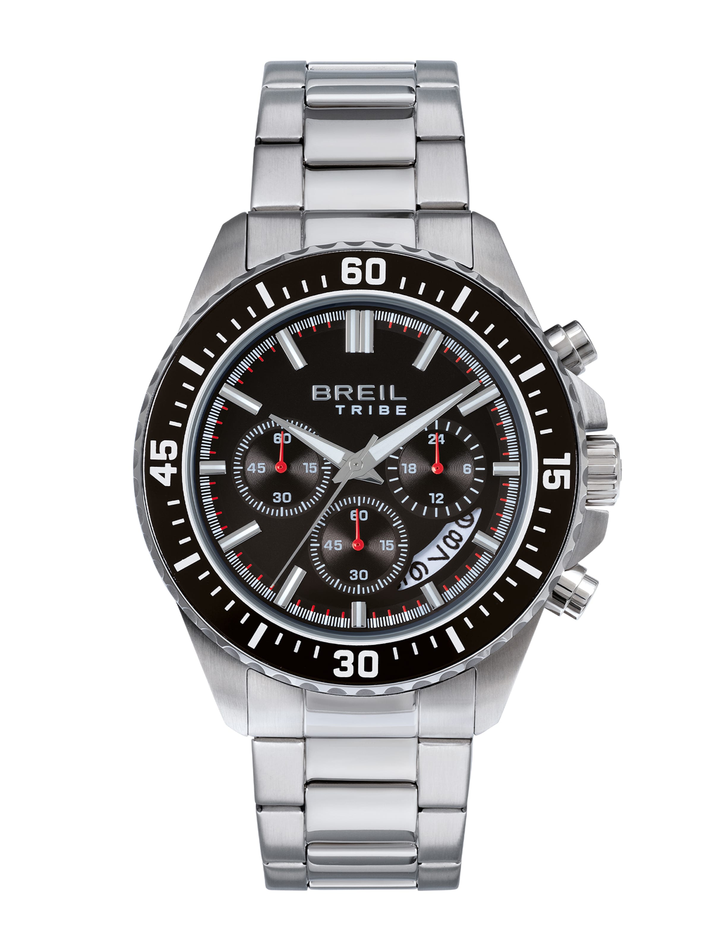 Orologio analogico 'TRIAL' di Breil in nero: frontale