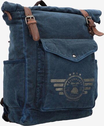 GREENBURRY Backpack 'Vintage Aviator' in Blue