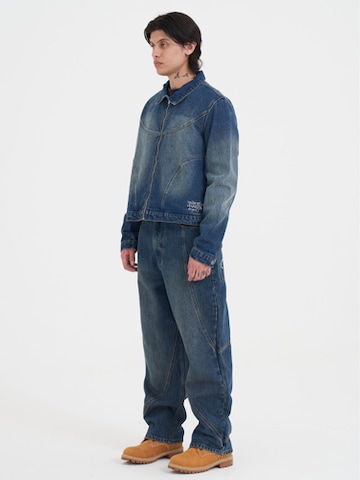 Ed Hardy - Loosefit Vaquero en azul: frente