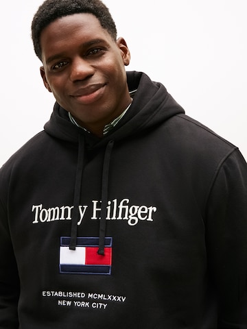 Felpa di Tommy Hilfiger Big & Tall in nero