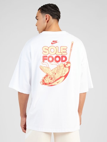 T-Shirt fonctionnel 'Sole Food' NIKE en blanc