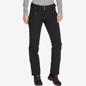regular Pantaloni per outdoor 'SKOMER' di VAUDE in nero: frontale