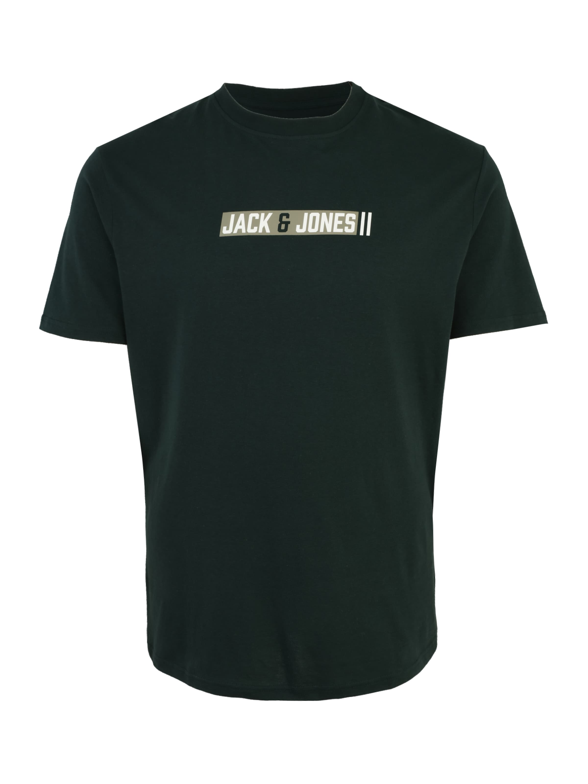 Jack & Jones Plus Футболка 'JJMUNK' в Зеленый: спереди