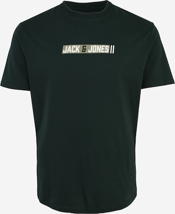 Jack & Jones Plus Футболка 'JJMUNK' в Зеленый: спереди